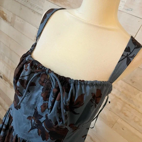 Free People Blue Floral Midi Dress - Picture 5 of 12